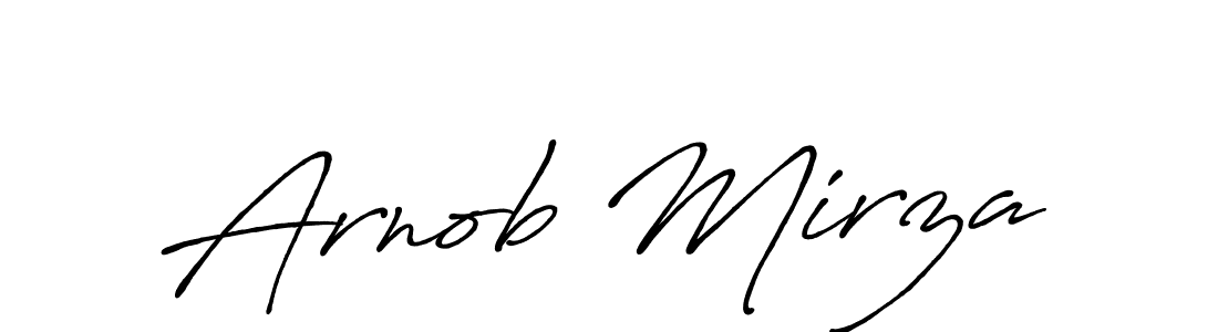 Here are the top 10 professional signature styles for the name Arnob Mirza. These are the best autograph styles you can use for your name. Arnob Mirza signature style 7 images and pictures png