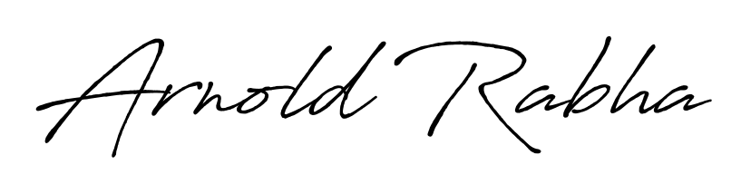 Use a signature maker to create a handwritten signature online. With this signature software, you can design (Antro_Vectra_Bolder) your own signature for name Arnold Rabha. Arnold Rabha signature style 7 images and pictures png