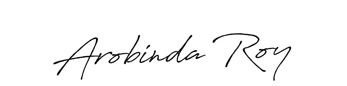 Also we have Arobinda Roy name is the best signature style. Create professional handwritten signature collection using Antro_Vectra_Bolder autograph style. Arobinda Roy signature style 7 images and pictures png