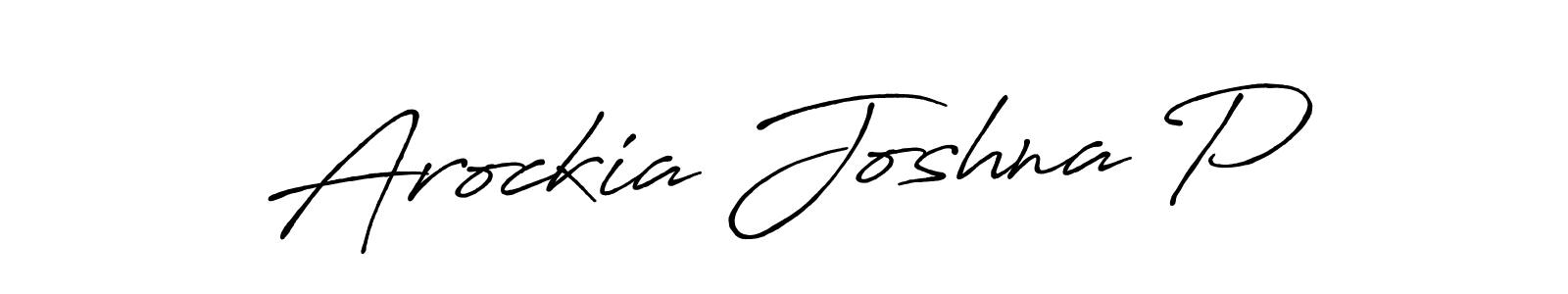 The best way (Antro_Vectra_Bolder) to make a short signature is to pick only two or three words in your name. The name Arockia Joshna P include a total of six letters. For converting this name. Arockia Joshna P signature style 7 images and pictures png