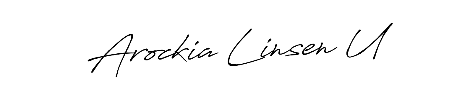 Best and Professional Signature Style for Arockia Linsen U. Antro_Vectra_Bolder Best Signature Style Collection. Arockia Linsen U signature style 7 images and pictures png
