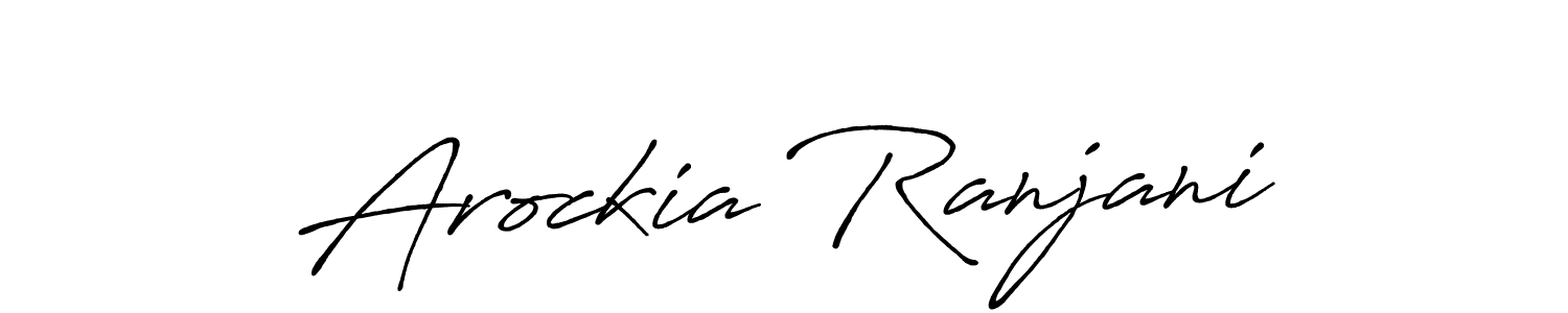Make a beautiful signature design for name Arockia Ranjani. Use this online signature maker to create a handwritten signature for free. Arockia Ranjani signature style 7 images and pictures png
