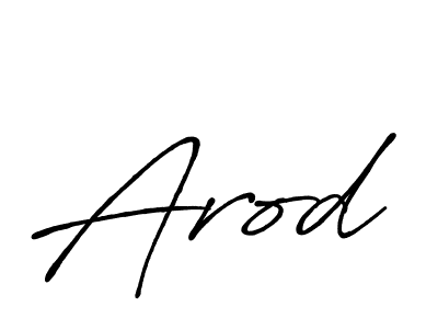 Design your own signature with our free online signature maker. With this signature software, you can create a handwritten (Antro_Vectra_Bolder) signature for name Arod. Arod signature style 7 images and pictures png