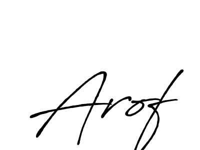 if you are searching for the best signature style for your name Arof. so please give up your signature search. here we have designed multiple signature styles  using Antro_Vectra_Bolder. Arof signature style 7 images and pictures png