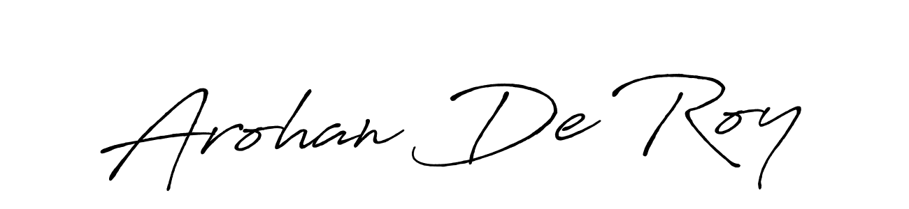 It looks lik you need a new signature style for name Arohan De Roy. Design unique handwritten (Antro_Vectra_Bolder) signature with our free signature maker in just a few clicks. Arohan De Roy signature style 7 images and pictures png