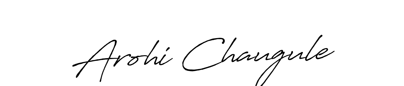 Use a signature maker to create a handwritten signature online. With this signature software, you can design (Antro_Vectra_Bolder) your own signature for name Arohi Chaugule. Arohi Chaugule signature style 7 images and pictures png