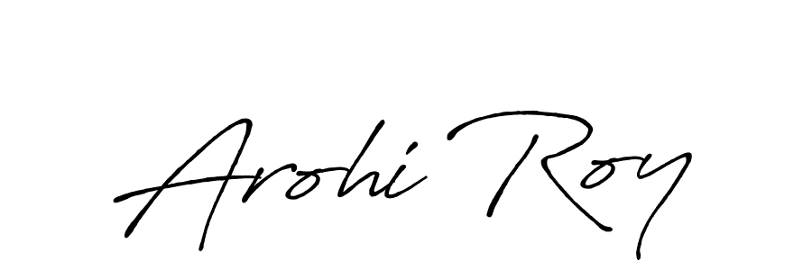 Make a beautiful signature design for name Arohi Roy. Use this online signature maker to create a handwritten signature for free. Arohi Roy signature style 7 images and pictures png