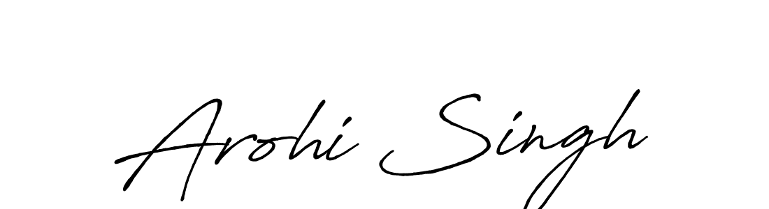 How to Draw Arohi Singh signature style? Antro_Vectra_Bolder is a latest design signature styles for name Arohi Singh. Arohi Singh signature style 7 images and pictures png