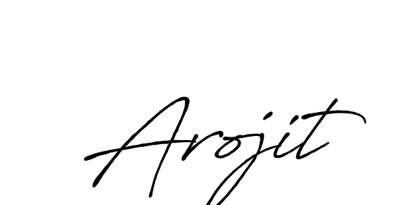 Arojit stylish signature style. Best Handwritten Sign (Antro_Vectra_Bolder) for my name. Handwritten Signature Collection Ideas for my name Arojit. Arojit signature style 7 images and pictures png