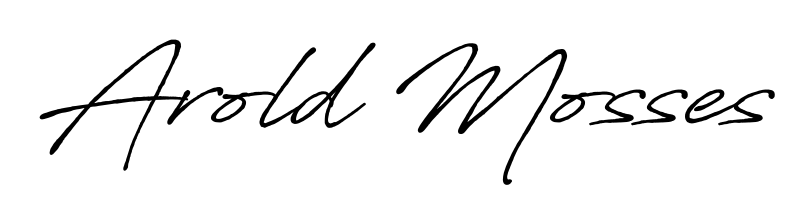 Make a beautiful signature design for name Arold Mosses. Use this online signature maker to create a handwritten signature for free. Arold Mosses signature style 7 images and pictures png