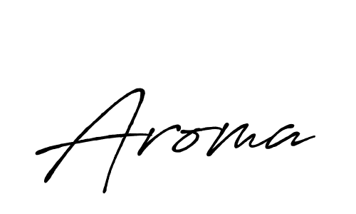 if you are searching for the best signature style for your name Aroma. so please give up your signature search. here we have designed multiple signature styles  using Antro_Vectra_Bolder. Aroma signature style 7 images and pictures png