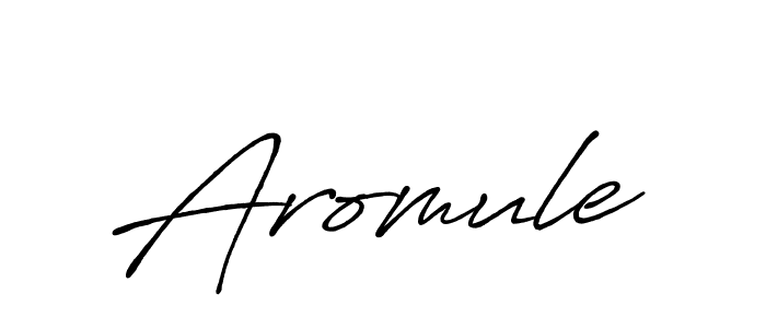 Similarly Antro_Vectra_Bolder is the best handwritten signature design. Signature creator online .You can use it as an online autograph creator for name Aromule. Aromule signature style 7 images and pictures png