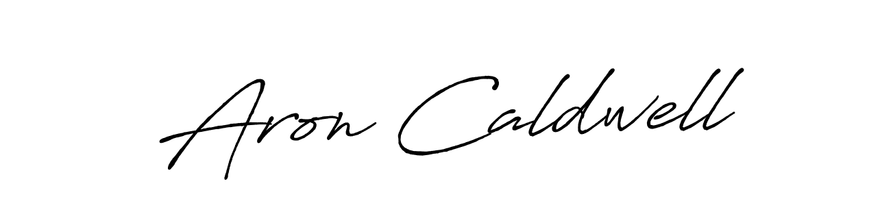 The best way (Antro_Vectra_Bolder) to make a short signature is to pick only two or three words in your name. The name Aron Caldwell include a total of six letters. For converting this name. Aron Caldwell signature style 7 images and pictures png