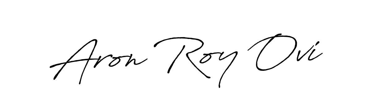 Here are the top 10 professional signature styles for the name Aron Roy Ovi. These are the best autograph styles you can use for your name. Aron Roy Ovi signature style 7 images and pictures png