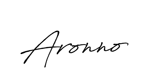 The best way (Antro_Vectra_Bolder) to make a short signature is to pick only two or three words in your name. The name Aronno include a total of six letters. For converting this name. Aronno signature style 7 images and pictures png