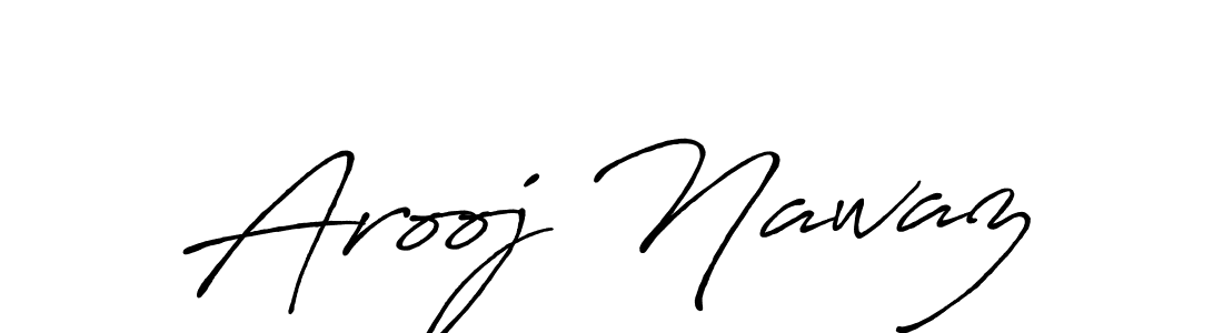 It looks lik you need a new signature style for name Arooj Nawaz. Design unique handwritten (Antro_Vectra_Bolder) signature with our free signature maker in just a few clicks. Arooj Nawaz signature style 7 images and pictures png