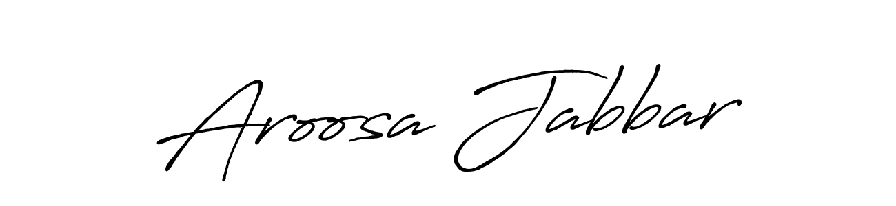 You can use this online signature creator to create a handwritten signature for the name Aroosa Jabbar. This is the best online autograph maker. Aroosa Jabbar signature style 7 images and pictures png