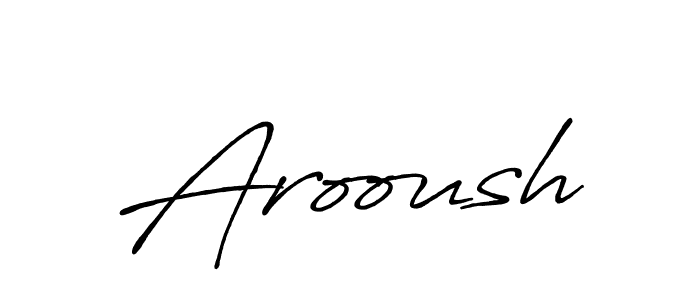 How to Draw Arooush signature style? Antro_Vectra_Bolder is a latest design signature styles for name Arooush. Arooush signature style 7 images and pictures png