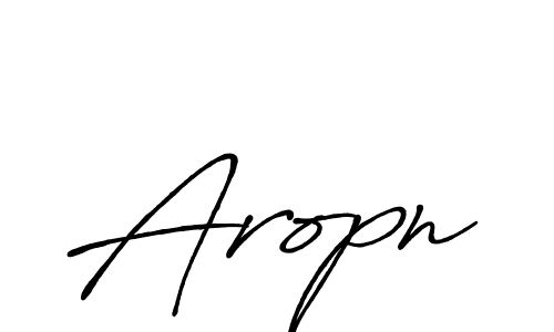 Create a beautiful signature design for name Aropn. With this signature (Antro_Vectra_Bolder) fonts, you can make a handwritten signature for free. Aropn signature style 7 images and pictures png