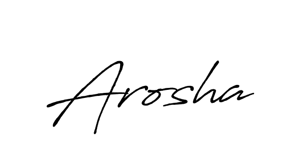 if you are searching for the best signature style for your name Arosha. so please give up your signature search. here we have designed multiple signature styles  using Antro_Vectra_Bolder. Arosha signature style 7 images and pictures png