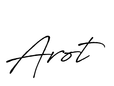Arot stylish signature style. Best Handwritten Sign (Antro_Vectra_Bolder) for my name. Handwritten Signature Collection Ideas for my name Arot. Arot signature style 7 images and pictures png