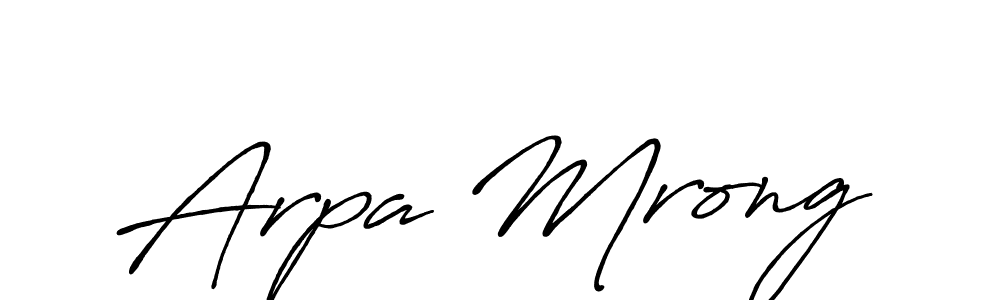 You can use this online signature creator to create a handwritten signature for the name Arpa Mrong. This is the best online autograph maker. Arpa Mrong signature style 7 images and pictures png