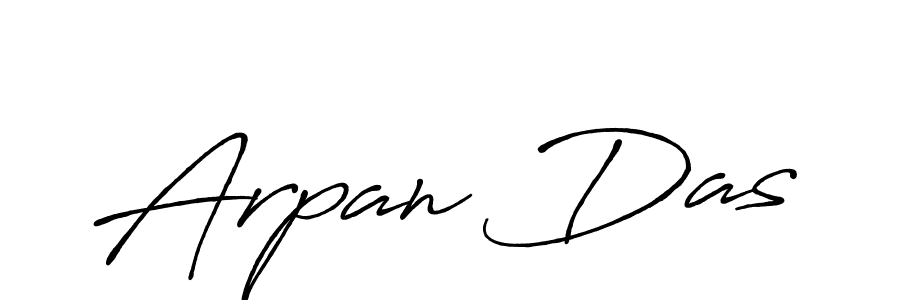 Create a beautiful signature design for name Arpan Das. With this signature (Antro_Vectra_Bolder) fonts, you can make a handwritten signature for free. Arpan Das signature style 7 images and pictures png