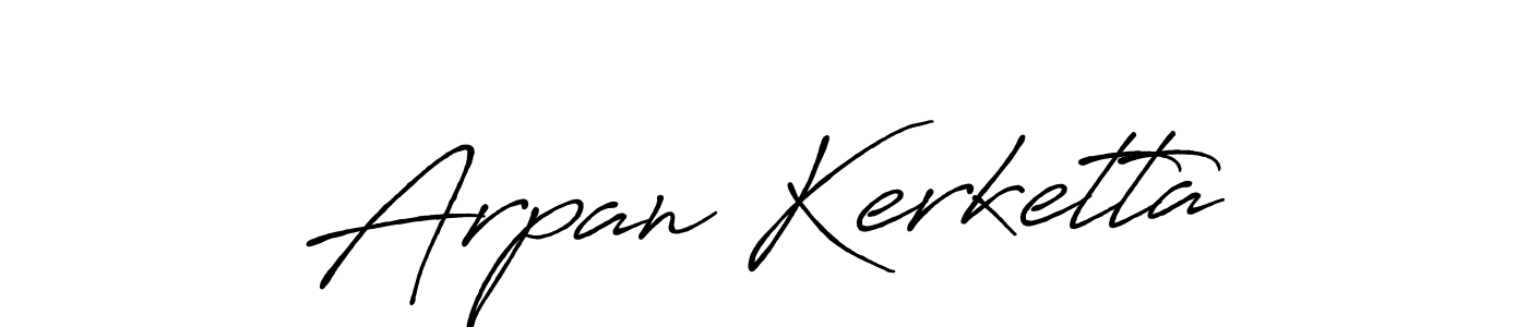 Also You can easily find your signature by using the search form. We will create Arpan Kerketta name handwritten signature images for you free of cost using Antro_Vectra_Bolder sign style. Arpan Kerketta signature style 7 images and pictures png