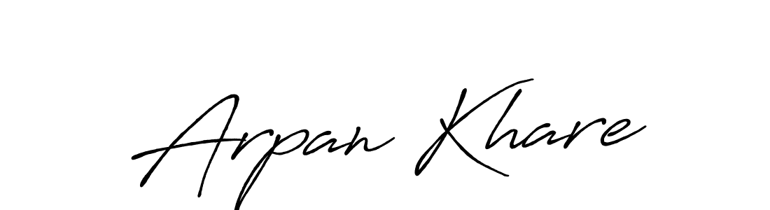 Make a short Arpan Khare signature style. Manage your documents anywhere anytime using Antro_Vectra_Bolder. Create and add eSignatures, submit forms, share and send files easily. Arpan Khare signature style 7 images and pictures png