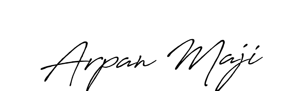 The best way (Antro_Vectra_Bolder) to make a short signature is to pick only two or three words in your name. The name Arpan Maji include a total of six letters. For converting this name. Arpan Maji signature style 7 images and pictures png