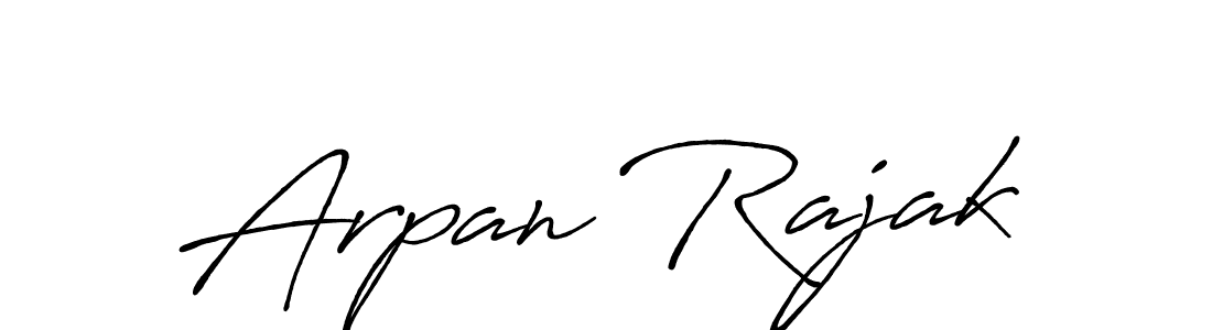 Arpan Rajak stylish signature style. Best Handwritten Sign (Antro_Vectra_Bolder) for my name. Handwritten Signature Collection Ideas for my name Arpan Rajak. Arpan Rajak signature style 7 images and pictures png