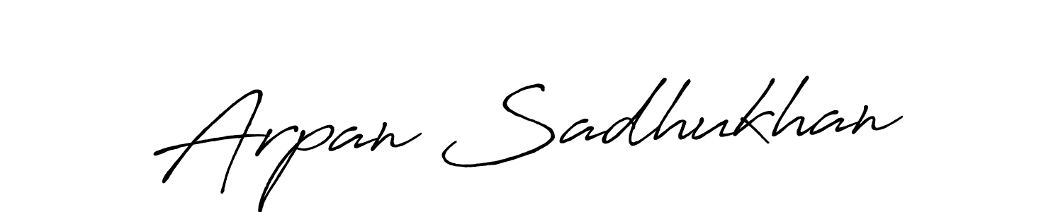 You should practise on your own different ways (Antro_Vectra_Bolder) to write your name (Arpan Sadhukhan) in signature. don't let someone else do it for you. Arpan Sadhukhan signature style 7 images and pictures png