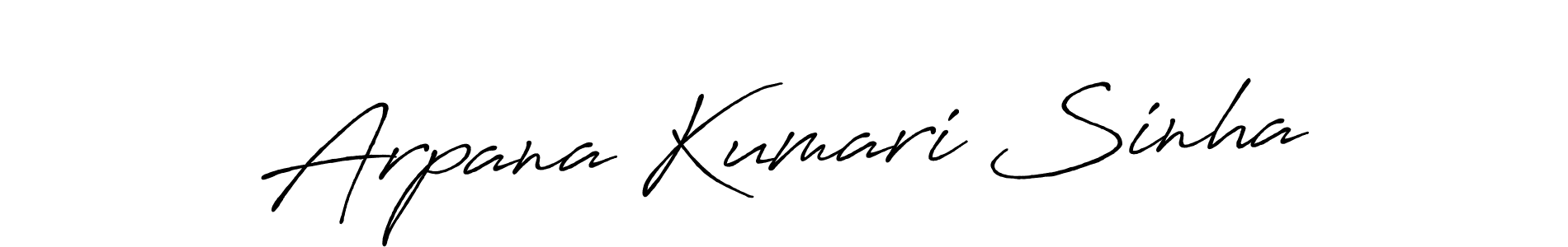 Antro_Vectra_Bolder is a professional signature style that is perfect for those who want to add a touch of class to their signature. It is also a great choice for those who want to make their signature more unique. Get Arpana Kumari Sinha name to fancy signature for free. Arpana Kumari Sinha signature style 7 images and pictures png