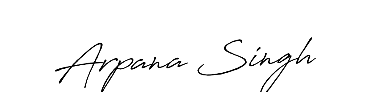 Antro_Vectra_Bolder is a professional signature style that is perfect for those who want to add a touch of class to their signature. It is also a great choice for those who want to make their signature more unique. Get Arpana Singh name to fancy signature for free. Arpana Singh signature style 7 images and pictures png