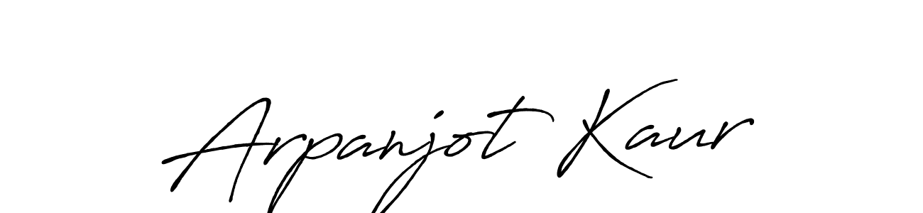 Arpanjot Kaur stylish signature style. Best Handwritten Sign (Antro_Vectra_Bolder) for my name. Handwritten Signature Collection Ideas for my name Arpanjot Kaur. Arpanjot Kaur signature style 7 images and pictures png