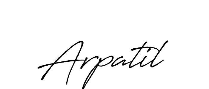 Also You can easily find your signature by using the search form. We will create Arpatil name handwritten signature images for you free of cost using Antro_Vectra_Bolder sign style. Arpatil signature style 7 images and pictures png