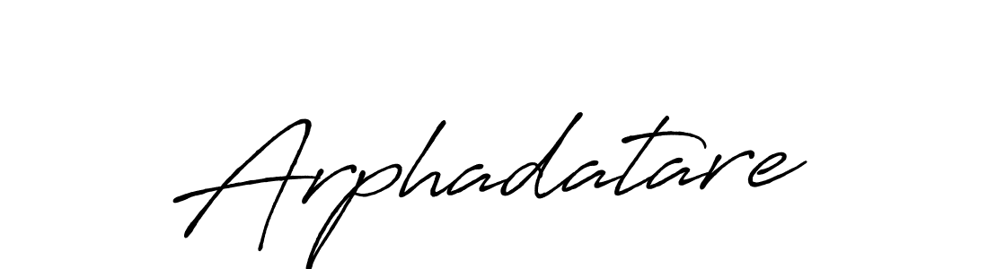 if you are searching for the best signature style for your name Arphadatare. so please give up your signature search. here we have designed multiple signature styles  using Antro_Vectra_Bolder. Arphadatare signature style 7 images and pictures png