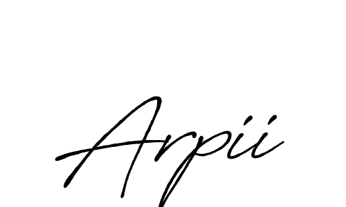 It looks lik you need a new signature style for name Arpii. Design unique handwritten (Antro_Vectra_Bolder) signature with our free signature maker in just a few clicks. Arpii signature style 7 images and pictures png