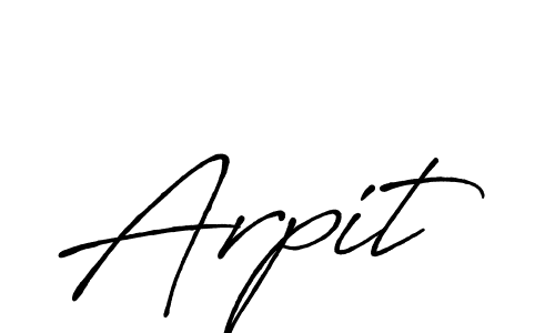 Also You can easily find your signature by using the search form. We will create Arpit name handwritten signature images for you free of cost using Antro_Vectra_Bolder sign style. Arpit signature style 7 images and pictures png