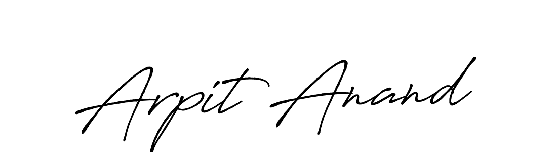 Make a short Arpit Anand signature style. Manage your documents anywhere anytime using Antro_Vectra_Bolder. Create and add eSignatures, submit forms, share and send files easily. Arpit Anand signature style 7 images and pictures png