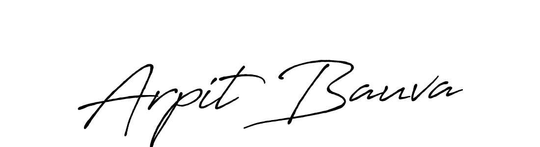 Once you've used our free online signature maker to create your best signature Antro_Vectra_Bolder style, it's time to enjoy all of the benefits that Arpit Bauva name signing documents. Arpit Bauva signature style 7 images and pictures png