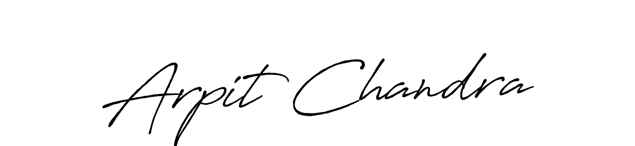 Make a short Arpit Chandra signature style. Manage your documents anywhere anytime using Antro_Vectra_Bolder. Create and add eSignatures, submit forms, share and send files easily. Arpit Chandra signature style 7 images and pictures png