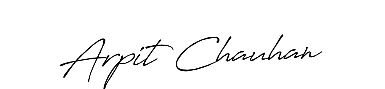 The best way (Antro_Vectra_Bolder) to make a short signature is to pick only two or three words in your name. The name Arpit Chauhan include a total of six letters. For converting this name. Arpit Chauhan signature style 7 images and pictures png