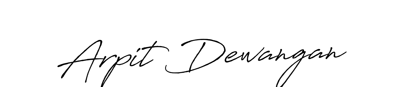 How to make Arpit Dewangan signature? Antro_Vectra_Bolder is a professional autograph style. Create handwritten signature for Arpit Dewangan name. Arpit Dewangan signature style 7 images and pictures png