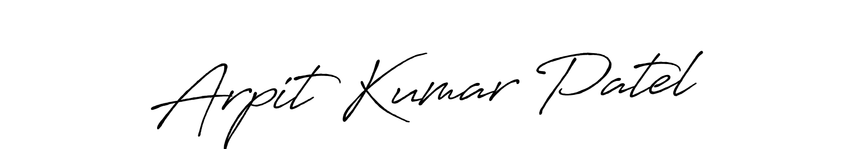 Arpit Kumar Patel stylish signature style. Best Handwritten Sign (Antro_Vectra_Bolder) for my name. Handwritten Signature Collection Ideas for my name Arpit Kumar Patel. Arpit Kumar Patel signature style 7 images and pictures png
