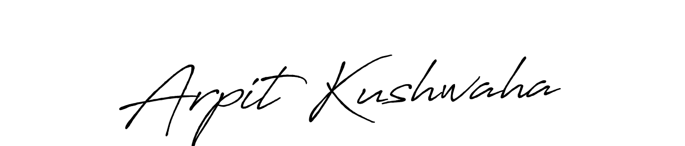 The best way (Antro_Vectra_Bolder) to make a short signature is to pick only two or three words in your name. The name Arpit Kushwaha include a total of six letters. For converting this name. Arpit Kushwaha signature style 7 images and pictures png