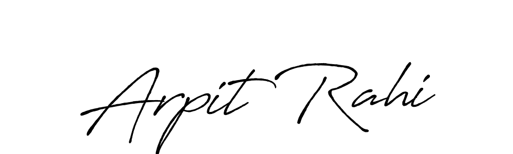 Also You can easily find your signature by using the search form. We will create Arpit Rahi name handwritten signature images for you free of cost using Antro_Vectra_Bolder sign style. Arpit Rahi signature style 7 images and pictures png