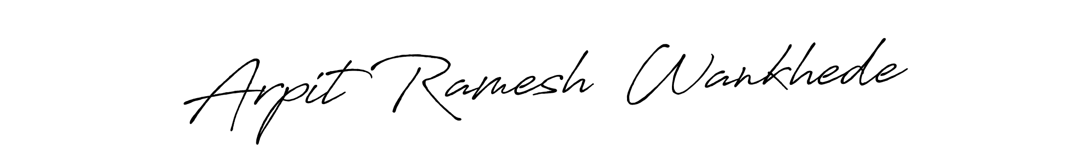 if you are searching for the best signature style for your name Arpit Ramesh  Wankhede. so please give up your signature search. here we have designed multiple signature styles  using Antro_Vectra_Bolder. Arpit Ramesh  Wankhede signature style 7 images and pictures png