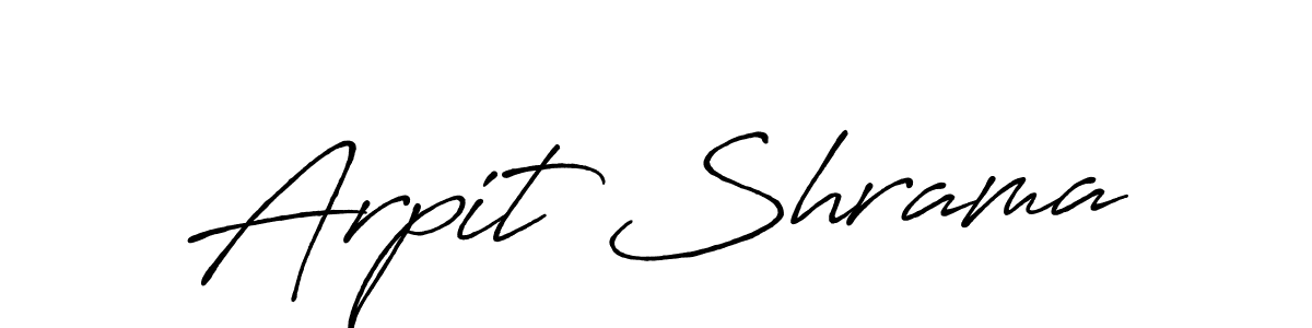 You can use this online signature creator to create a handwritten signature for the name Arpit Shrama. This is the best online autograph maker. Arpit Shrama signature style 7 images and pictures png