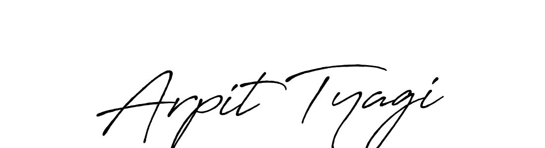 You should practise on your own different ways (Antro_Vectra_Bolder) to write your name (Arpit Tyagi) in signature. don't let someone else do it for you. Arpit Tyagi signature style 7 images and pictures png